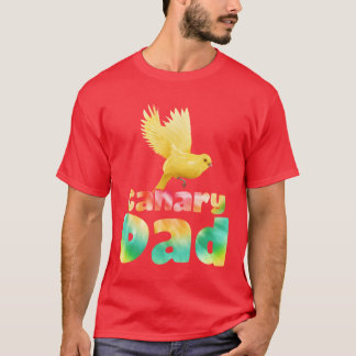 T-shirt Papa Canaries Propriétaire Amateur d'oiseaux Homme
