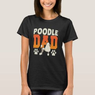 T-shirt Papa Caniche Amateur de Chien Drôle