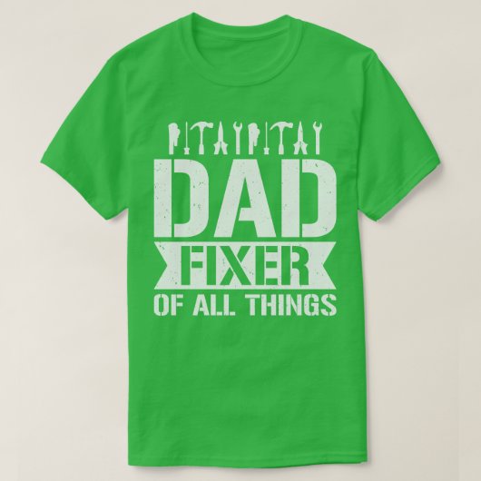 T-shirt Papa Carpenter Woodworker (Design devant)