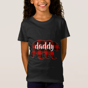 T-Shirt Papa carreaux rouges Buffalo Famille assortie Pyja