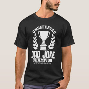 T-shirt Papa Champion De Plaisanterie Non Convaincu Drôle