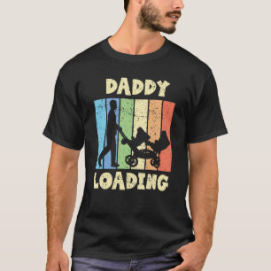 T-shirt Papa Chargement Bébé Grossesse Papa Enceinte Père