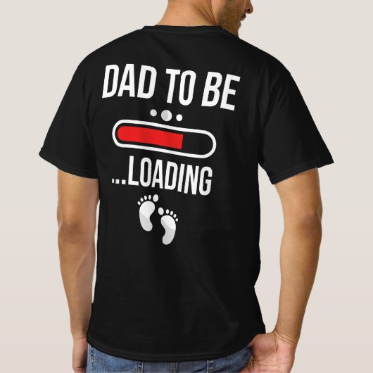 T-shirt Papa Chargera La Première Fois Papa (Dos)