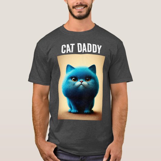 T-SHIRT PAPA CHAT (Devant)