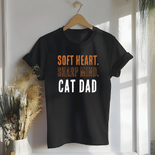 T-shirt Papa Chat au Coeur Tendre et Esprit Vif