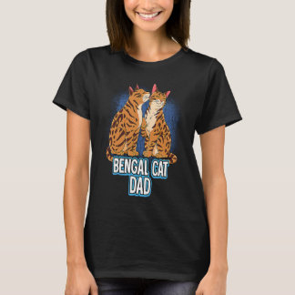 T-shirt Papa Chat Bengal