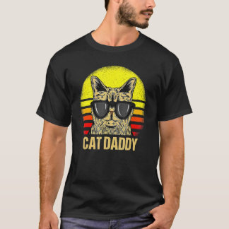 T-shirt Papa Chat Fête des Pères Papa Chat Hommes