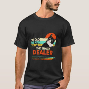 T-shirt Papa Chat L'Homme Le Mythe Marchand de Friandises