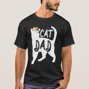 T-shirt Papa Chat Noël Mignon LGBT-Fierté Gay X-Mas Pyjama