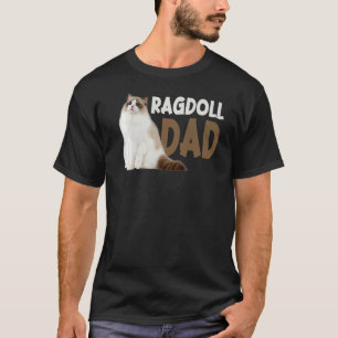 T-shirt Papa Chat Ragdoll Drôle Amoureux Chats Amateurs Pr