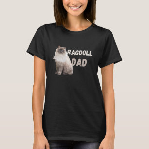 T-shirt Papa chat Ragdoll Drôle Propriétaire de chat amate