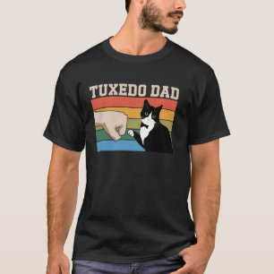 T-shirt Papa Chat Tuxedo Amateur de Chat Tuxedo