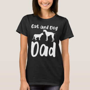 T-shirt Papa Chats Et Chiens Hommes Chats Chiens Animaux D