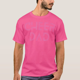 T-shirt Papa Cheerleader Rose