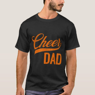T-shirt Papa Cheerleading Orange Cheerleading Équipements