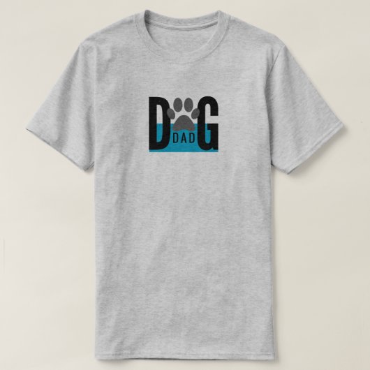 T-shirt papa chien (Design devant)