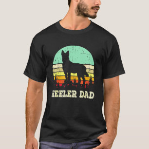 T-shirt Papa Chien Blue Heeler Amoureux de Races de Chiens