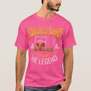 T-shirt Papa cigare Le Homme Le Mythe La Légende Fumeur de