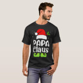 T-shirt Papa Claus Cadeaux de Noël (Devant entier)