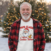 T-shirt Papa Claus – Official Cookie Tester | Funny Christ