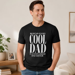 T-shirt Papa Cool Fête des Pères Fille