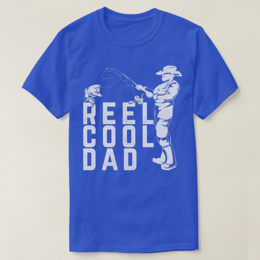 T-shirt Papa cool pêcheur angle poisson pêcheur drôle pêch (Design devant)