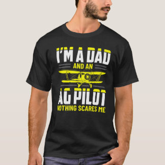 T-shirt Papa Crop Duster AG Pilote Appareils d'application