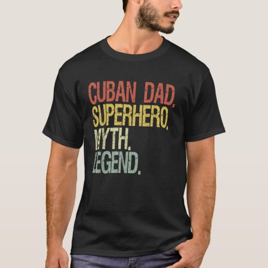 T-shirt Papa cubain (Devant)