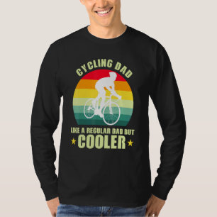 T-shirt Papa Cycliste Comme Un Père Régulier Mais Glacière