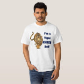 T-shirt Papa d'acclamation de tigre (Devant entier)
