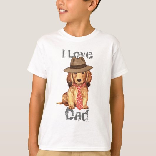 T-shirt Papa Dachshund (Devant)