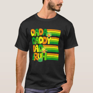 T-shirt Papa Dada Papa Bruh Hommes Drôle Fête des Pères Bo