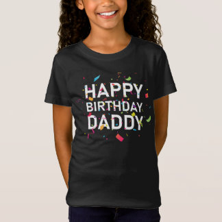 T-Shirt papa d'anniversaire heureux