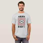 T-shirt Papa d'armée (suivez-moi) (Devant entier)