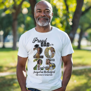 T-shirt Papa de 2025 Graduate