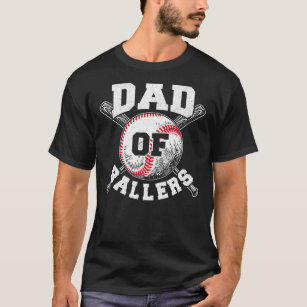 T-shirt Papa De Ballers Drôle Papa De Baseball Joueur