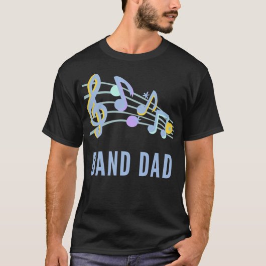T-shirt Papa de bande (Devant)