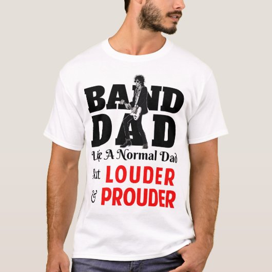 T-shirt papa de bande (Devant)