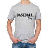 T-shirt Papa de baseball