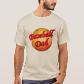 T-shirt Papa de baseball (Devant)