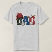 ⚾ T-shirt papa de baseball - Fier et design sporti