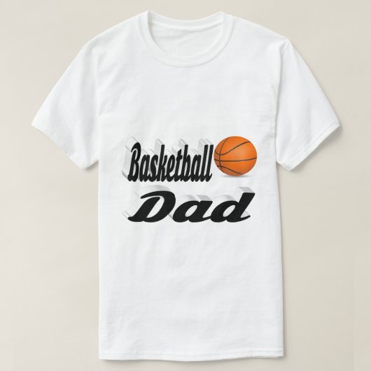 T-shirt papa de basket (Design devant)