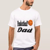T-shirt papa de basket (Devant)