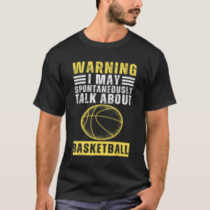 T-shirt papa de basket-ball Dire des joueurs de basket-bal