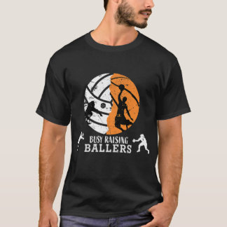 T-shirt Papa De Basket-Ball Shirts Pour Hommes Volley-Ball