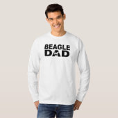 T-shirt Papa de beagle (Devant entier)
