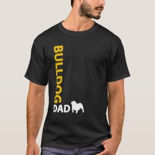 T-shirt Papa de bouledogue