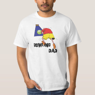 T-shirt Papa de bowling