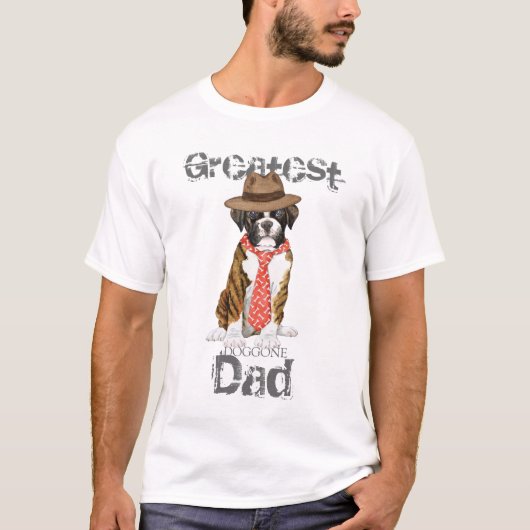 T-shirt Papa de boxeur (Devant)