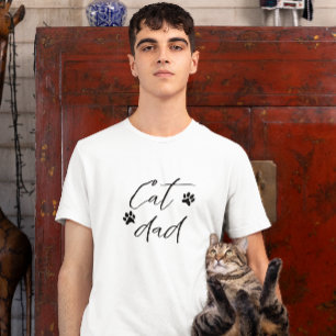 T-shirt Papa de chat